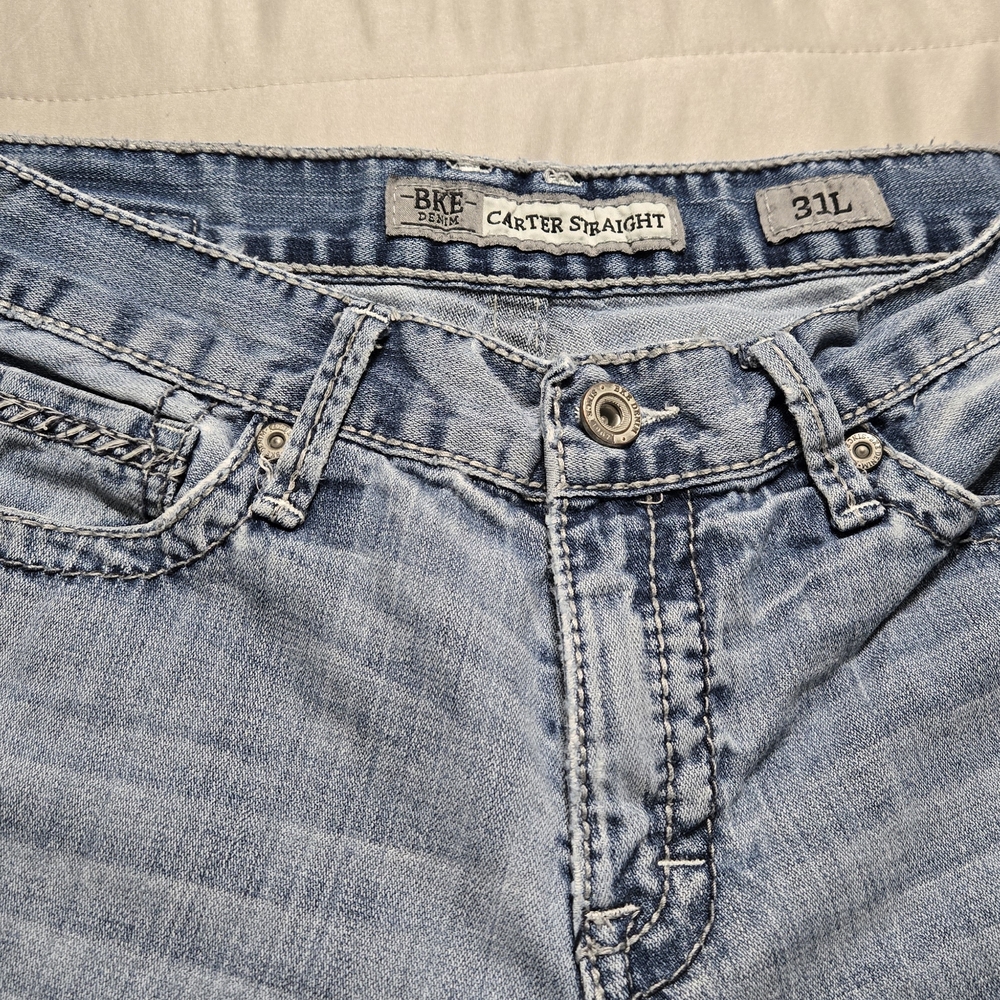 Men's BKE Carter Straight Light Blue Jeans